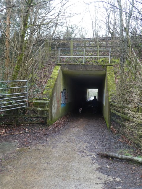 Tunnel for Granite Way under A30 © David Smith :: Geograph Britain and ...