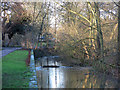 The River Colne north of the A411 bridge