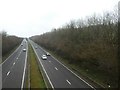 A30, Okehampton by-pass, on east side of West Okement