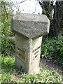 Old Milestone south of Grampound Road village