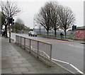 ST3287 : Pelican crossing opposite Lysaghts Park, Newport by Jaggery