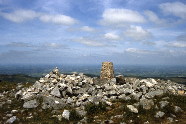 On Keeper Hill, Silvermine Mountains - Summit trig point