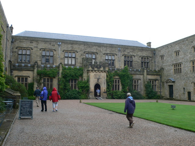 The courtyard of Chirk Castle © Eirian Evans :: Geograph Britain and ...