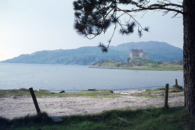 View to Castle Tioram at Dorlin