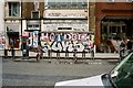 TQ2981 : View of graffiti on 54 Great Marlborough Street #2 by Robert Lamb