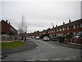 South end of Copes Way, Uttoxeter