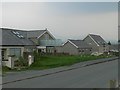 Houses on the front at Dinas Dinlle