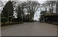 The entrance to Orsett Hall Hotel