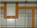 Turnpike Lane tube station - wall tiling