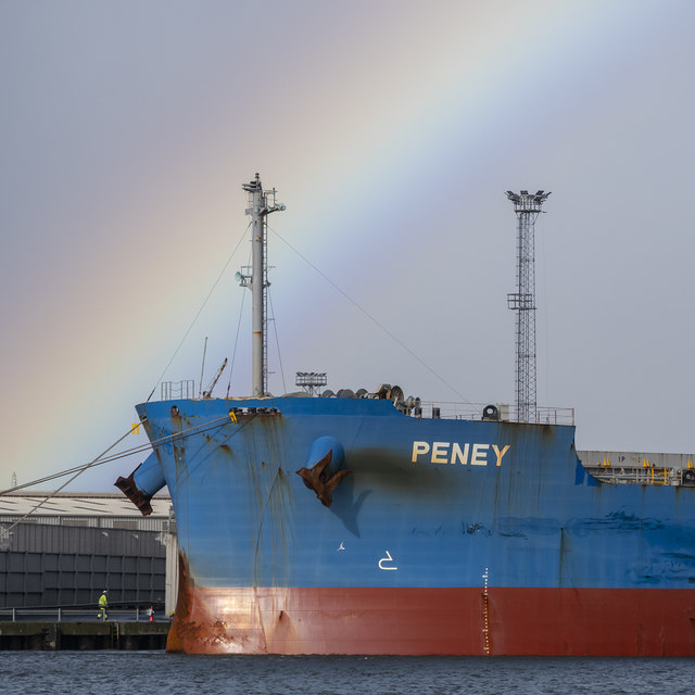 Ship and rainbow, Belfast