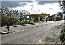 TG2206 : Petrol station on Ipswich Road (A140) by Evelyn Simak