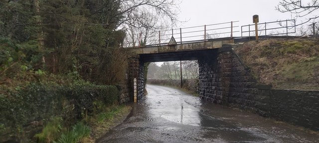 Flood under the Railway Bridge near Holmes