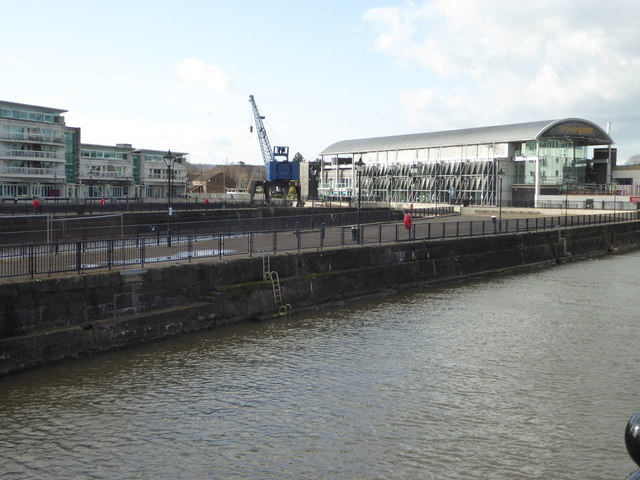 The former Mount Stuart Graving Docks, Cardiff 
