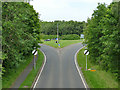 The Melrose Bypass approaching Tweedbank