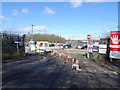 Entrance to recycling centre on Nab Lane, Birstall