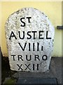 Old Milestone by the A390 in Lostwithiel