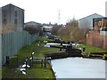 SO9891 : Ryders Green locks, Walsall Canal by Chris Allen