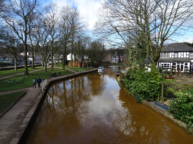 The Bridgewater Canal at Worsley Green