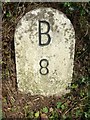 SX0777 : Old Milestone by the B3266, east of guide post by Rosy Hanns