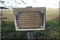 TG1426 : Plaque in memory of RAF Oulton by Adrian S Pye