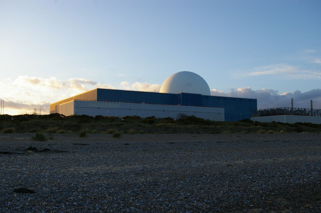 Sizewell B nuclear power station, from... © Christopher Hilton ...