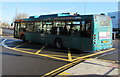 ST3188 : Cardiff Bus single-decker 737 leaving Friars Walk bus station, Newport by Jaggery
