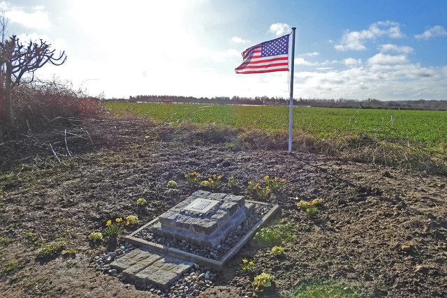Memorial to the crew of B24, Liberator, 42-50717