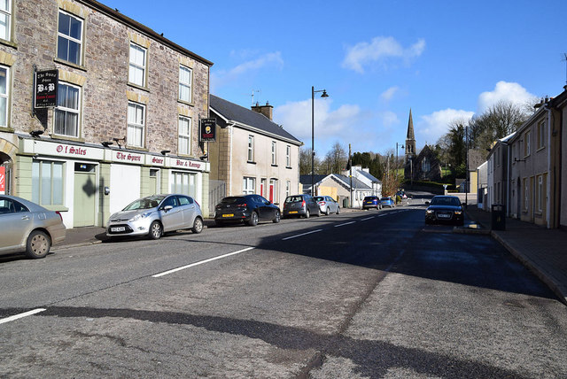 Shadows along Main Street, Trillick © Kenneth Allen cc-by-sa/2.0 ...