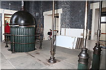 SK1108 : Sandfields Pumping Station - pump rods by Chris Allen