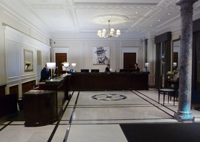 Lobby of the Churchill Hotel