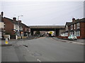 Dallow Street approaching A38 flyover, Burton