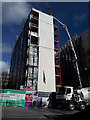 Concrete pouring, Bingley Street, Leeds