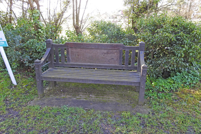 WW1 Memorial bench, Somerleyton