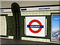 Archway tube station - ceramic tiles