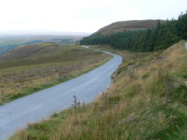 The R759 near Lough Tay viewpoint © Eirian Evans cc-by-sa/2.0 ...