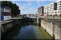 Disused lock at Gallions Point Marina