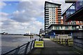 TQ4279 : Capital Ring at Mast Quay, Woolwich by Ian S