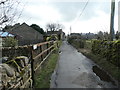 NZ0119 : Back lane, south-west edge of Cotherstone by Christine Johnstone