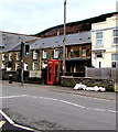 Red phonebox, Bute Street, Treherbert