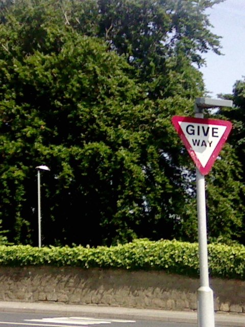 UK Give Way Sign