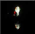 View of a hand lantern reflected in the lake in Chiswick House and Gardens