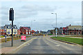 Roundabout on Mount Road, Bury St Edmunds