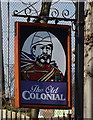 Sign for the Old Colonial, Mirfield