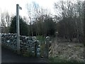 Public footpath heading south from Hallgarth Hill