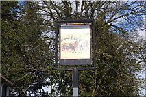 SK7149 : Sign for the Waggon and Horses pub by Adrian S Pye