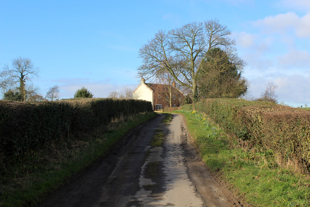 Narrow Lane leading towards Stone Field House