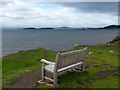 Seat overlooking the Firth of Forth