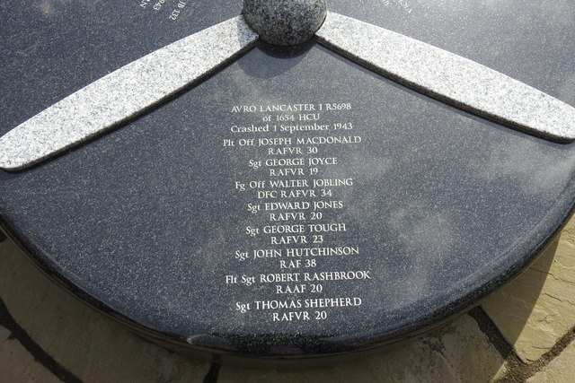 Bleasby Lancaster R5698 memorial