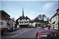 The main street & Guildhall at Thaxted