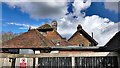 Roofs and gables at Tottington Manor Farm